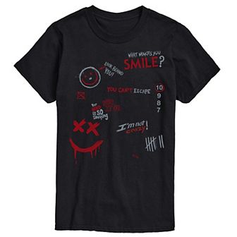 Big & Tall Smile Icon Collage Graphic Tee