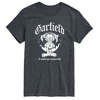 Big & Tall Garfield Vampire A Quick Bite Graphic Tee