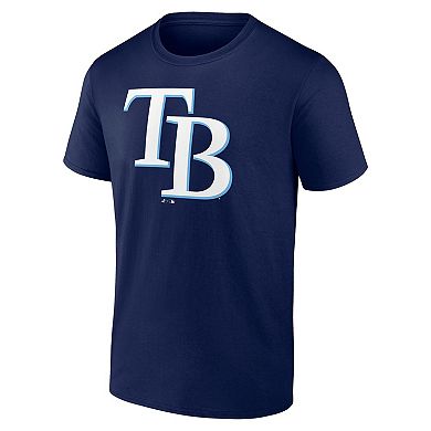 Men's Profile Navy Tampa Bay Rays Big & Tall Primary Logo T-Shirt