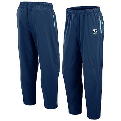 Men's Fanatics Deep Sea Blue Seattle Kraken Authentic Pro Rink Pants