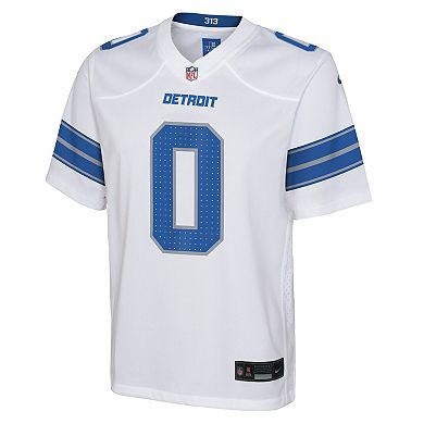 Youth Nike Jahmyr Gibbs White Detroit Lions Game Jersey