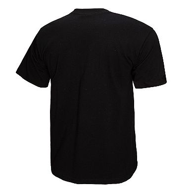 Women's Mitchell & Ness Black Tampa Bay Buccaneers 50th Anniversary Shield Oversized Boyfriend T-Shirt