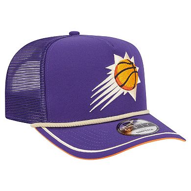 Men's New Era Purple Phoenix Suns Vintage Team Rope A-Frame 9FIFTY Snapback Hat