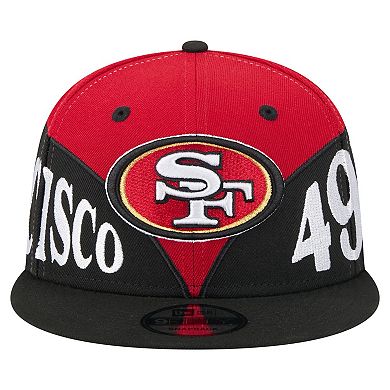 New Era San Francisco 49ers Black Classic Edition 9Fifty A Frame Snapback Cap