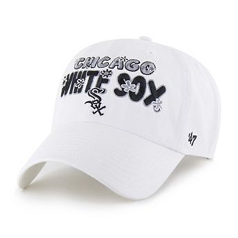 Women's '47 White Chicago White Sox Flower Power Clean Up Adjustable Hat