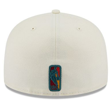 Men's New Era Khaki New York Knicks Autumn 59FIFTY Fitted Hat