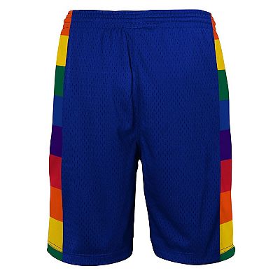 Youth Mitchell & Ness Blue Denver Nuggets Swingman Shorts