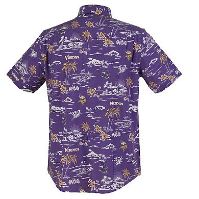 Men's Reyn Spooner Purple Minnesota Vikings Kekai Performance Button-Down Shirt