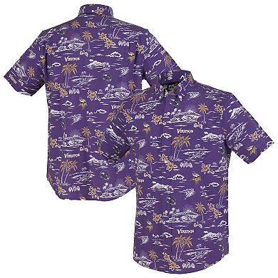 Men's Reyn Spooner Purple Minnesota Vikings Kekai Performance Button-Down Shirt
