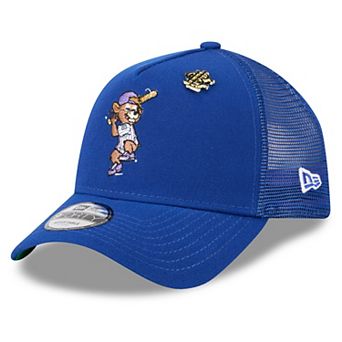 Men's New Era Royal Chicago Cubs 2025 Big League Chew A-Frame 9FORTY Adjustable Trucker Hat
