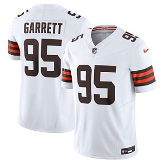 Men's Nike Myles Garrett White Cleveland Browns Vapor F.U.S.E. Limited Jersey