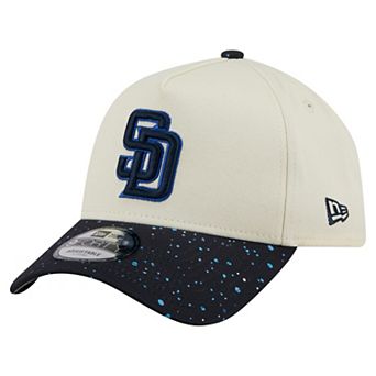 Men's New Era Cream San Diego Padres Speckle A-Frame 9FORTY Adjustable
