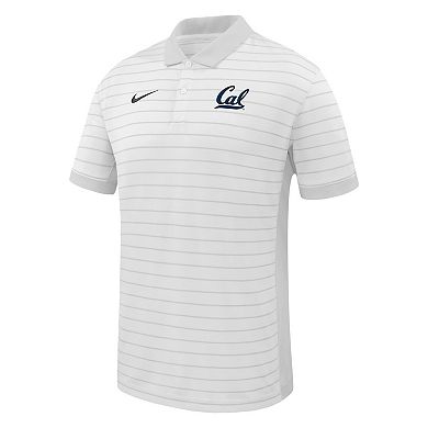 Men's Nike White Cal Bears 2025 Early Season Coaches Sideline Victory Stripe Performance Polo