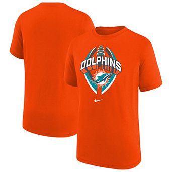 Youth Nike Orange Miami Dolphins Icon Legend T-Shirt