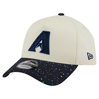 Men's New Era Cream Arizona Diamondbacks Speckle A-Frame 9FORTY Adjustable