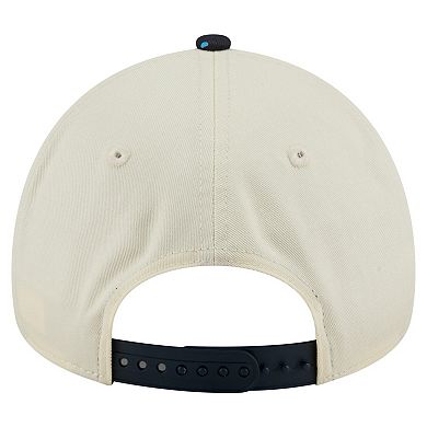 Men's New Era Cream Arizona Diamondbacks Speckle A-Frame 9FORTY Adjustable Hat