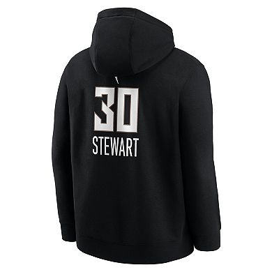Men's Nike Breanna Stewart Black New York Liberty Explorer Edition Name & Number Pullover Hoodie