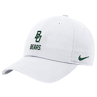 Men's Nike White Baylor Bears 2025 On-Field Club Adjustable Hat