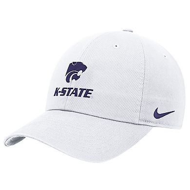 Men's Nike White Kansas State Wildcats 2025 On-Field Club Adjustable Hat