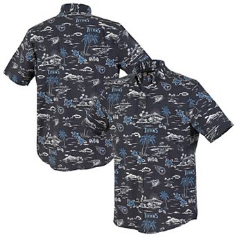 Men's Reyn Spooner Navy Tennessee Titans Kekai Performance Button-Down Shirt