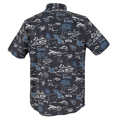 Men's Reyn Spooner Navy Tennessee Titans Kekai Performance Button-Down Shirt