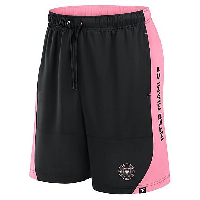 Men's Fanatics Black Inter Miami CF Throw-In Shorts