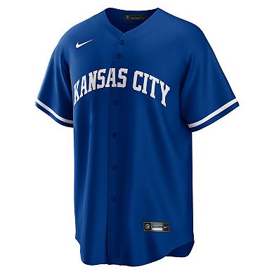 Men's Nike Bobby Witt Jr. Rush Blue Kansas City Royals Alternate 2 Replica Jersey
