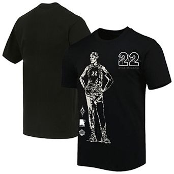 Unisex round21 A'ja Wilson Black Las Vegas Aces Player T-Shirt