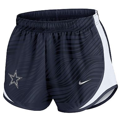 Women's Nike Navy Dallas Cowboys Tempo Performance Shorts