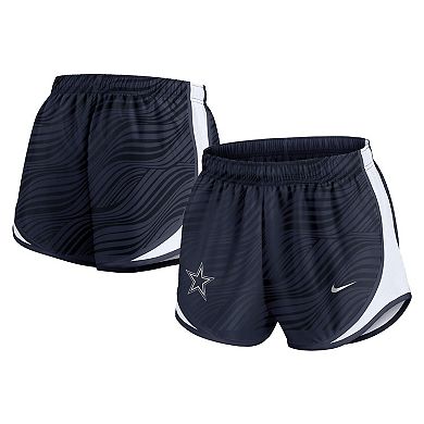 Women's Nike Navy Dallas Cowboys Tempo Performance Shorts
