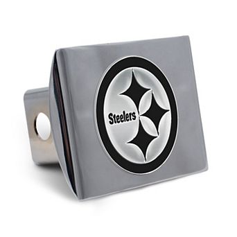 WinCraft Pittsburgh Steelers Premium Metal Chrome Hitch Cover