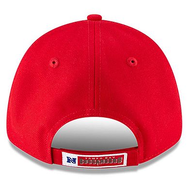 Men's New Era Red Tampa Bay Buccaneers 50th Anniversary Side Patch 9FORTY Adjustable Hat