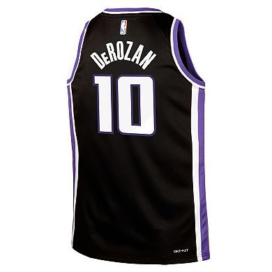 Youth Nike DeMar DeRozan Black Sacramento Kings Swingman Jersey - Icon Edition