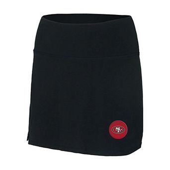 Women's Concepts Sport Black San Francisco 49ers Plus Size Sport Skort
