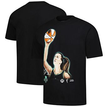 Unisex Playa Society Sabrina Ionescu Black New York Liberty Sketch T-Shirt