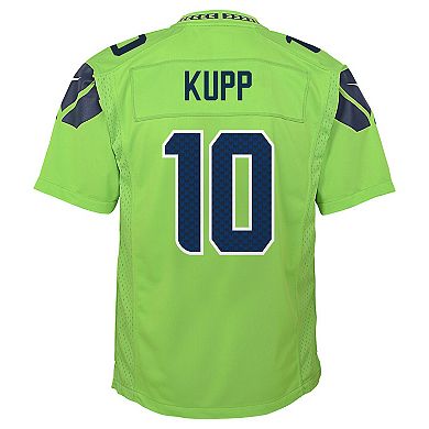 Youth Nike Cooper Kupp Neon Green Seattle Seahawks Alternate Game Jersey