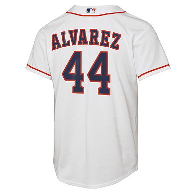 Youth Nike Yordan Alvarez White Houston Astros Home Replica Jersey