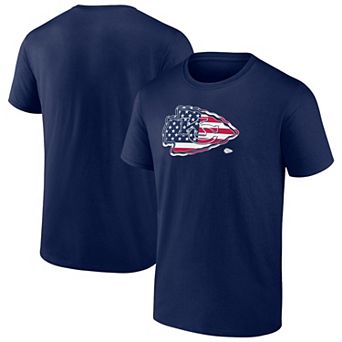 Men's Fanatics Navy Kansas City Chiefs Big & Tall Americana T-Shirt
