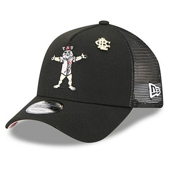 Men's New Era Black Arizona Diamondbacks 2025 Big League Chew A-Frame 9FORTY Adjustable Trucker Hat