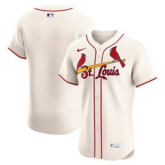 Men's Nike Cream St. Louis Cardinals Alternate Elite Jersey