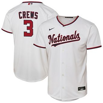Youth Nike Dylan Crews White Washington Nationals Home Replica Jersey