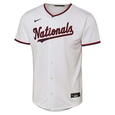 Youth Nike Dylan Crews White Washington Nationals Home Replica Jersey