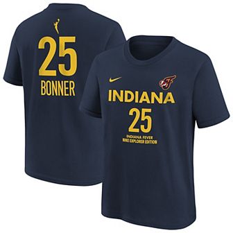 Nike DeWanna Bonner Navy Indiana Fever Explorer Edition Name & Number T-Shirt