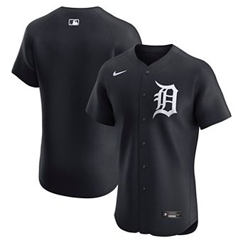 Men's Nike Navy Detroit Tigers Alternate 2 Elite Jersey