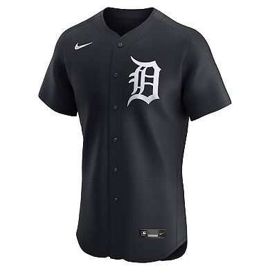 Men's Nike Navy Detroit Tigers Alternate 2 Elite Jersey
