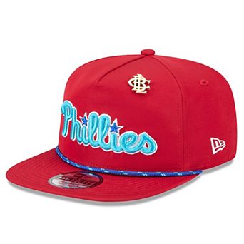 Men's New Era Red Philadelphia Phillies 2025 Big League Chew Golfer Snapback Hat