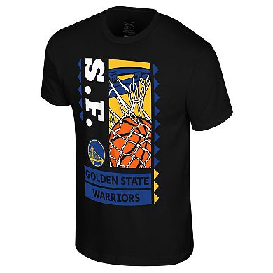 Men's Stadium Essentials Black Golden State Warriors Ballin T-Shirt