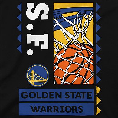 Men's Stadium Essentials Black Golden State Warriors Ballin T-Shirt