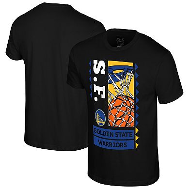 Men's Stadium Essentials Black Golden State Warriors Ballin T-Shirt