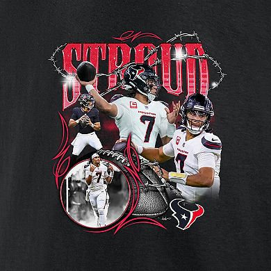 Men's Fanatics C.J. Stroud Black Houston Texans Notorious Player Graphic T-Shirt